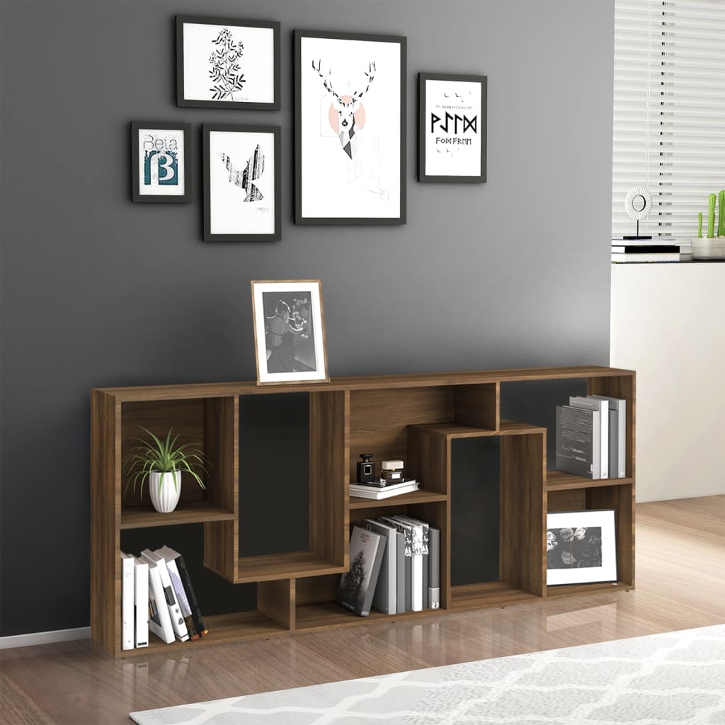 8720286954478_g_en_hd_8 vidaXL Book Cabinet Brown Oak 67x24x161 cm Engineered Wood - Image 11