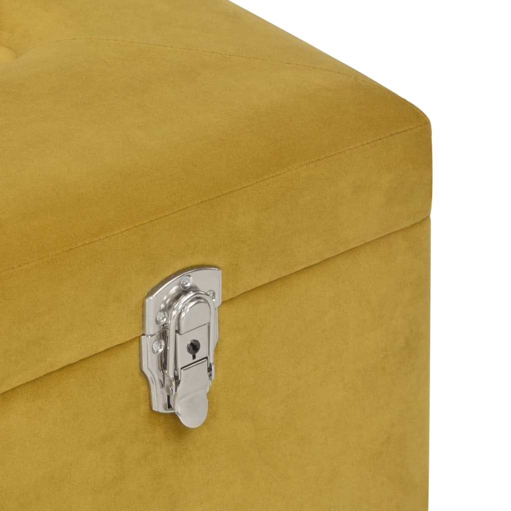 8720286957714_g_en_hd_4 vidaXL Bench with Storage Compartment Mustard Yellow 80 cm Velvet - Image 5
