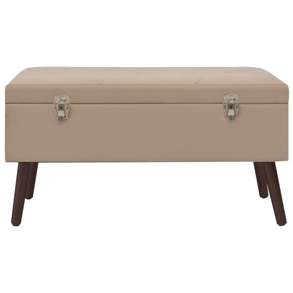 8720286957745_g_en_hd_1 vidaXL Bench with Storage Compartment Beige 80 cm Velvet - Image 2