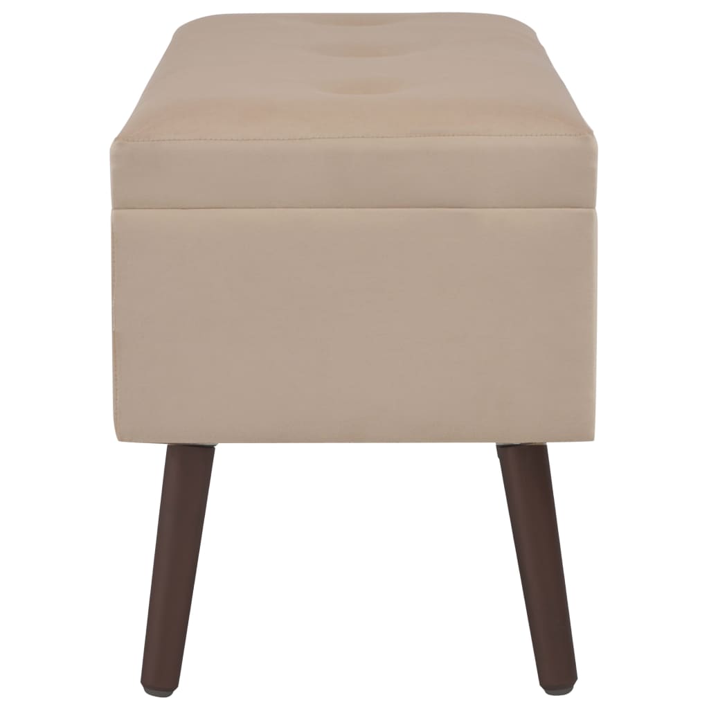 8720286957745_g_en_hd_2 vidaXL Bench with Storage Compartment Beige 80 cm Velvet - Image 3