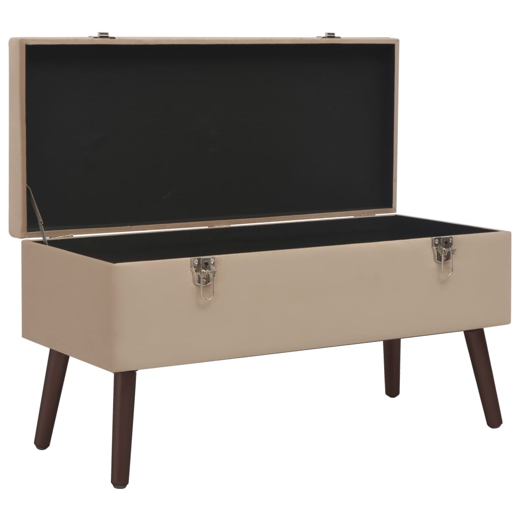 8720286957745_g_en_hd_3 vidaXL Bench with Storage Compartment Beige 80 cm Velvet - Image 4
