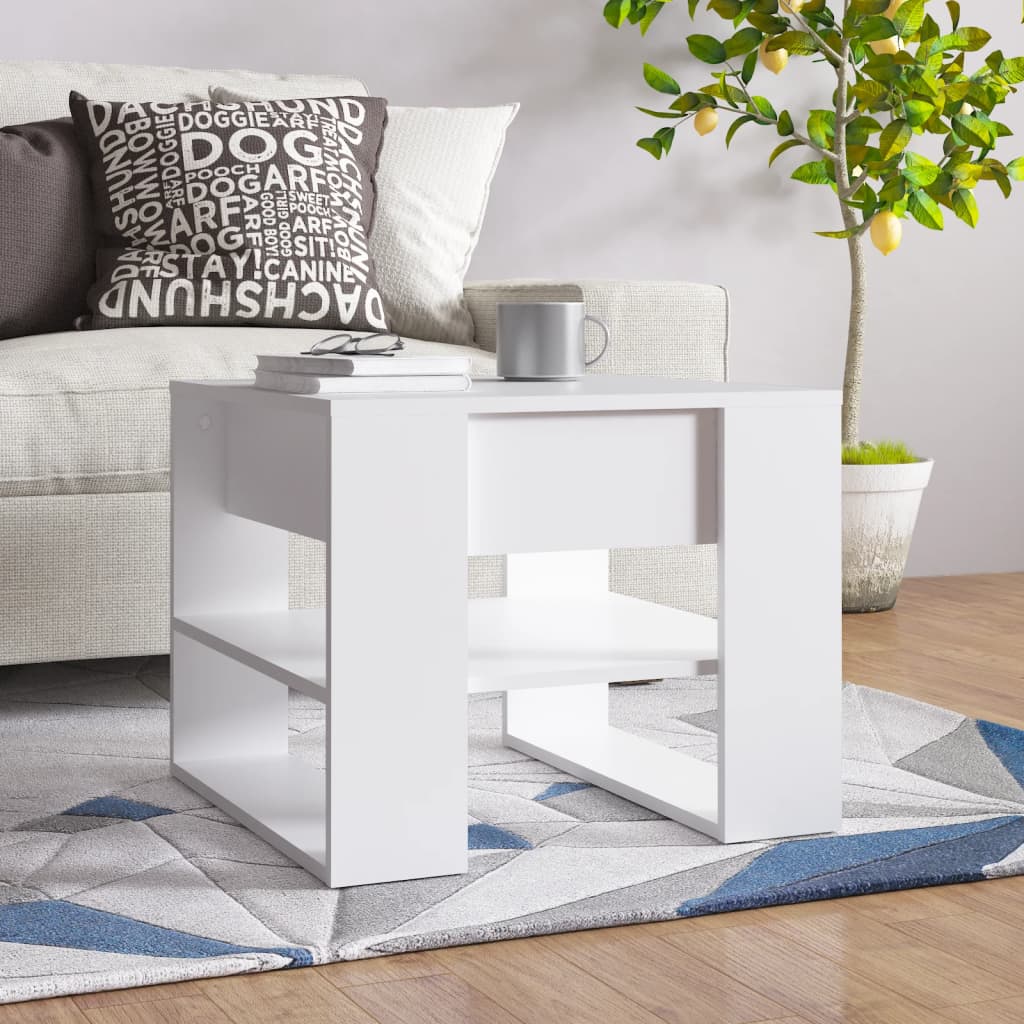 8720286963661_m_en_hd_1 vidaXL Coffee Table White 55.5x55x45 cm Engineered Wood - Image 1