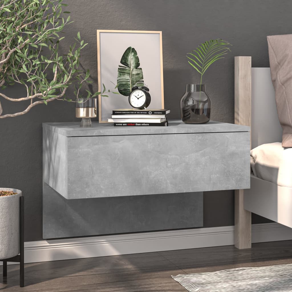8720286963906_m_en_hd_1 vidaXL Wall-mounted Bedside Cabinet Concrete Grey - Image 1
