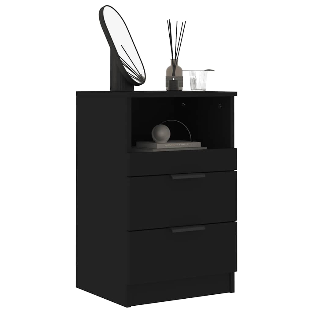 8720286965306_g_en_hd_5 vidaXL Bedside Cabinet Black Engineered Wood - Image 8