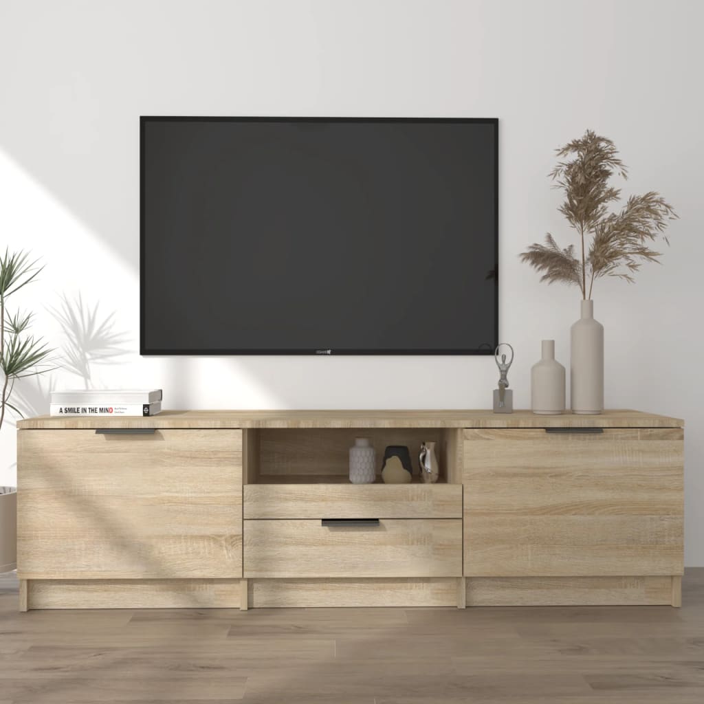 8720286965665_m_en_hd_1 vidaXL TV Cabinet Sonoma Oak 140x35x40 cm Engineered Wood - Image 1