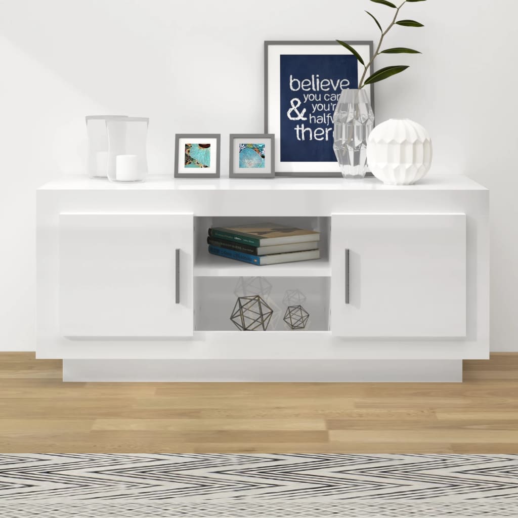 8720286966112_m_en_hd_1 vidaXL TV Cabinet High Gloss White 102x35x45 cm Engineered Wood - Image 1