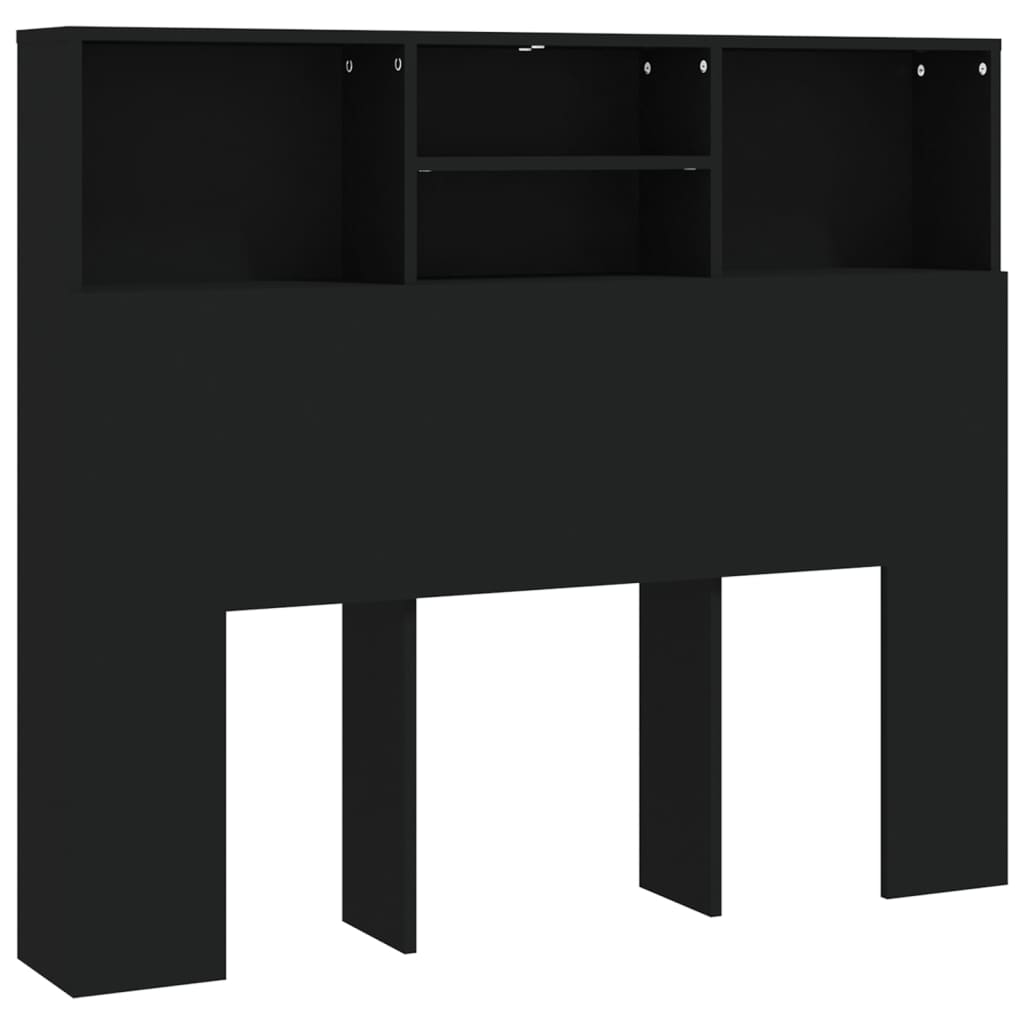8720286966495_a_en_hd_1 vidaXL Headboard Cabinet Black 120 cm - Image 2