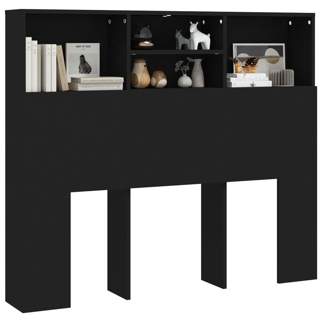 8720286966495_g_en_hd_2 vidaXL Headboard Cabinet Black 120 cm - Image 4
