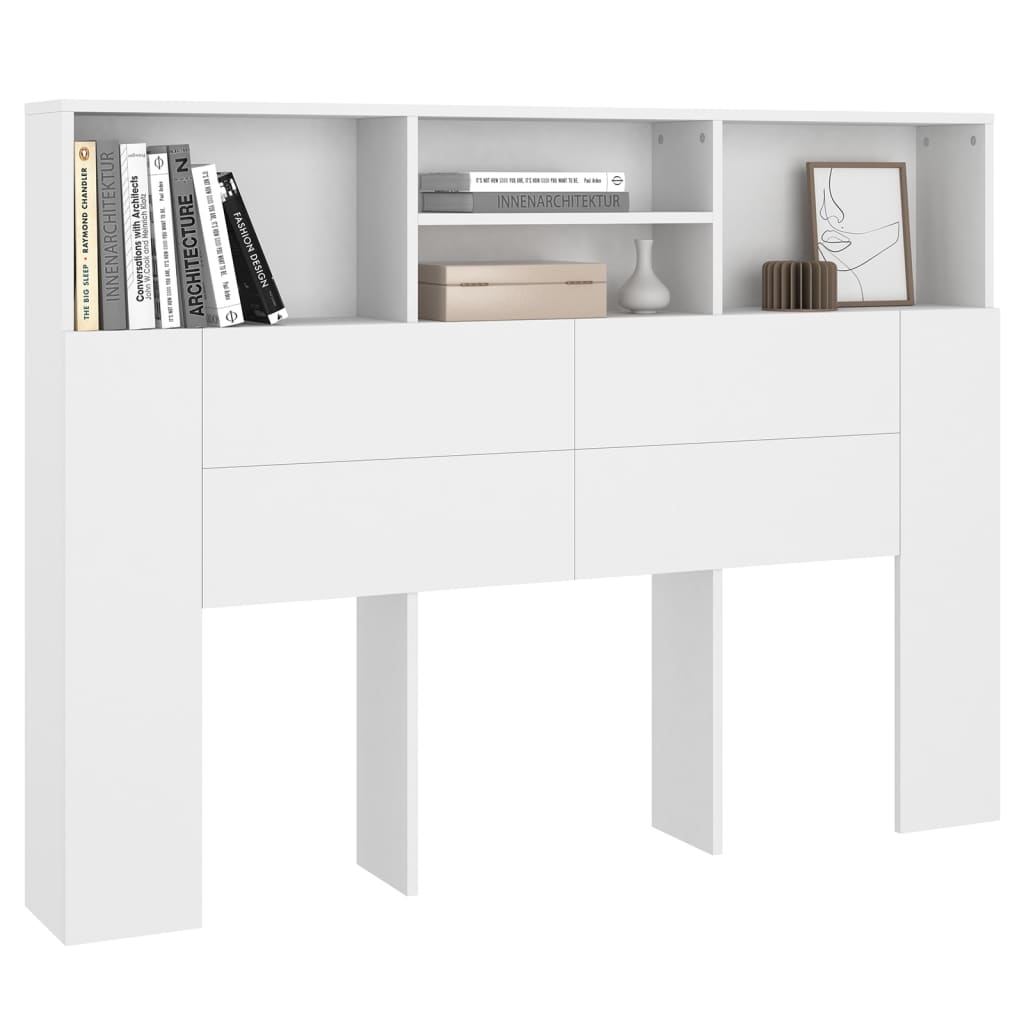 8720286966549_g_en_hd_2 vidaXL Headboard Cabinet White 140 cm - Image 5