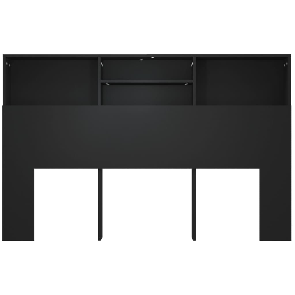 8720286966617_g_en_hd_3 vidaXL Headboard Cabinet Black 160 cm - Image 5