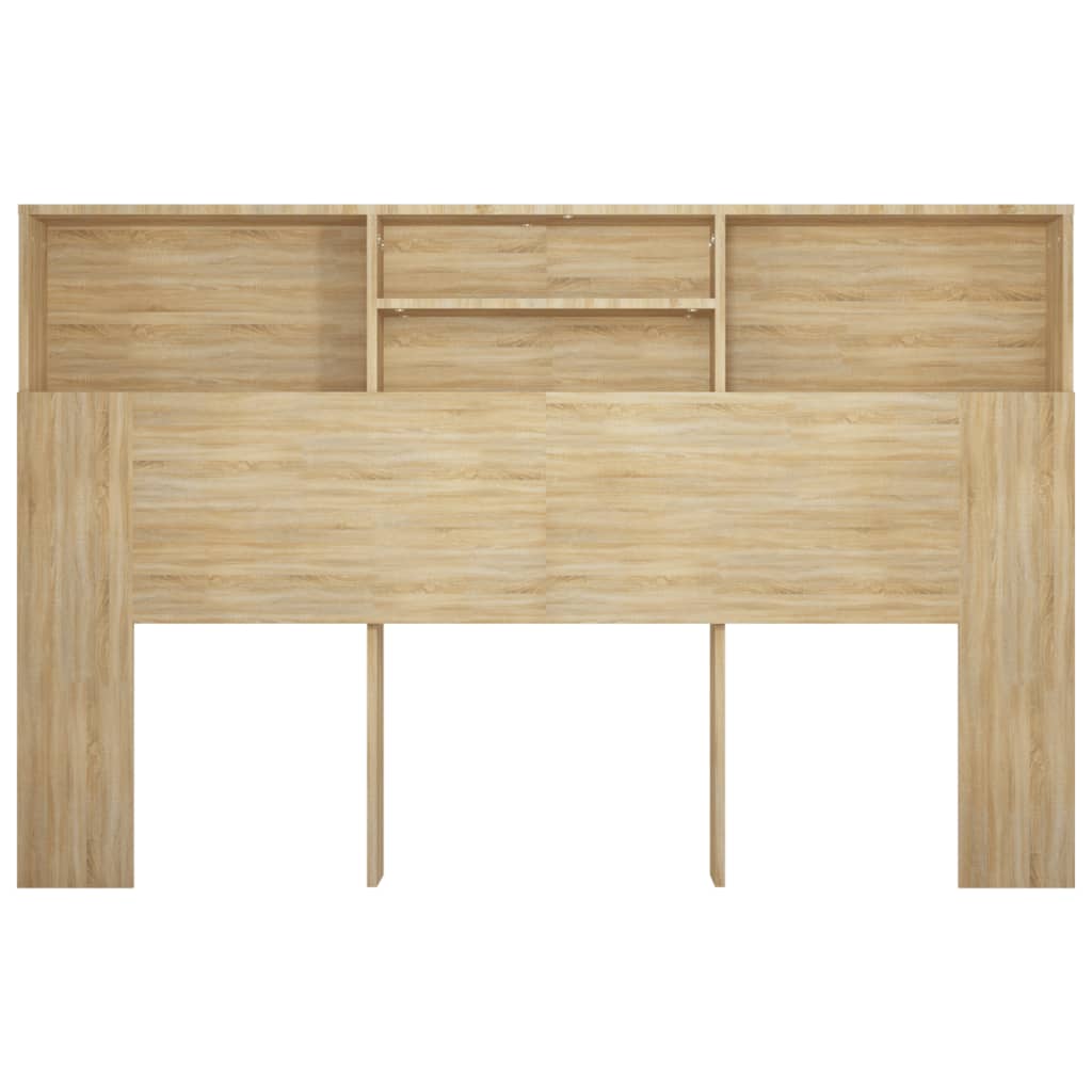 8720286966624_g_en_hd_3 vidaXL Headboard Cabinet Sonoma Oak 160 cm - Image 5