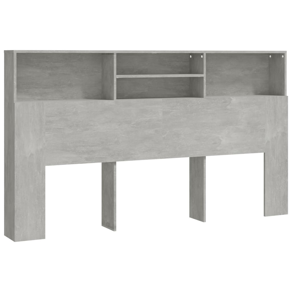 8720286966693_a_en_hd_1 vidaXL Headboard Cabinet Concrete Grey 180 cm - Image 2