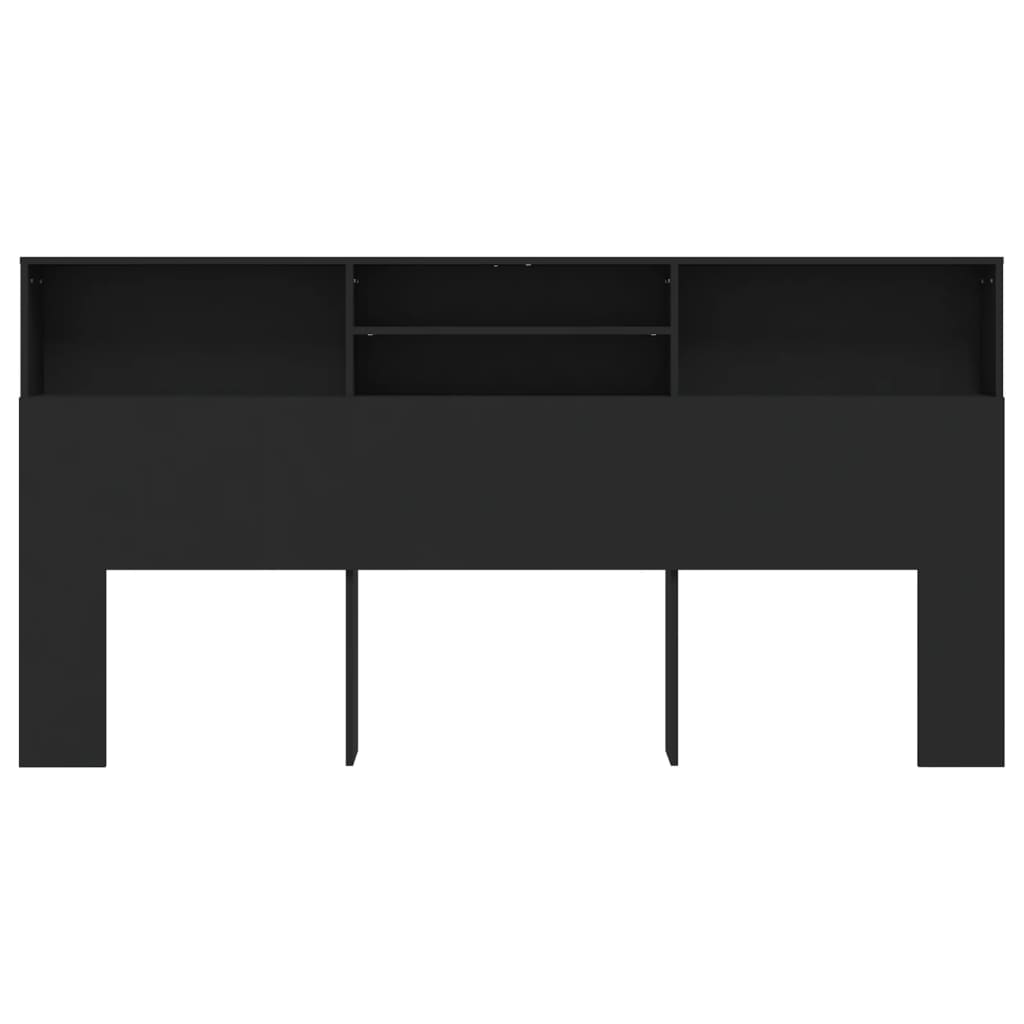 8720286966730_g_en_hd_1 vidaXL Headboard Cabinet Black 200 cm - Image 3