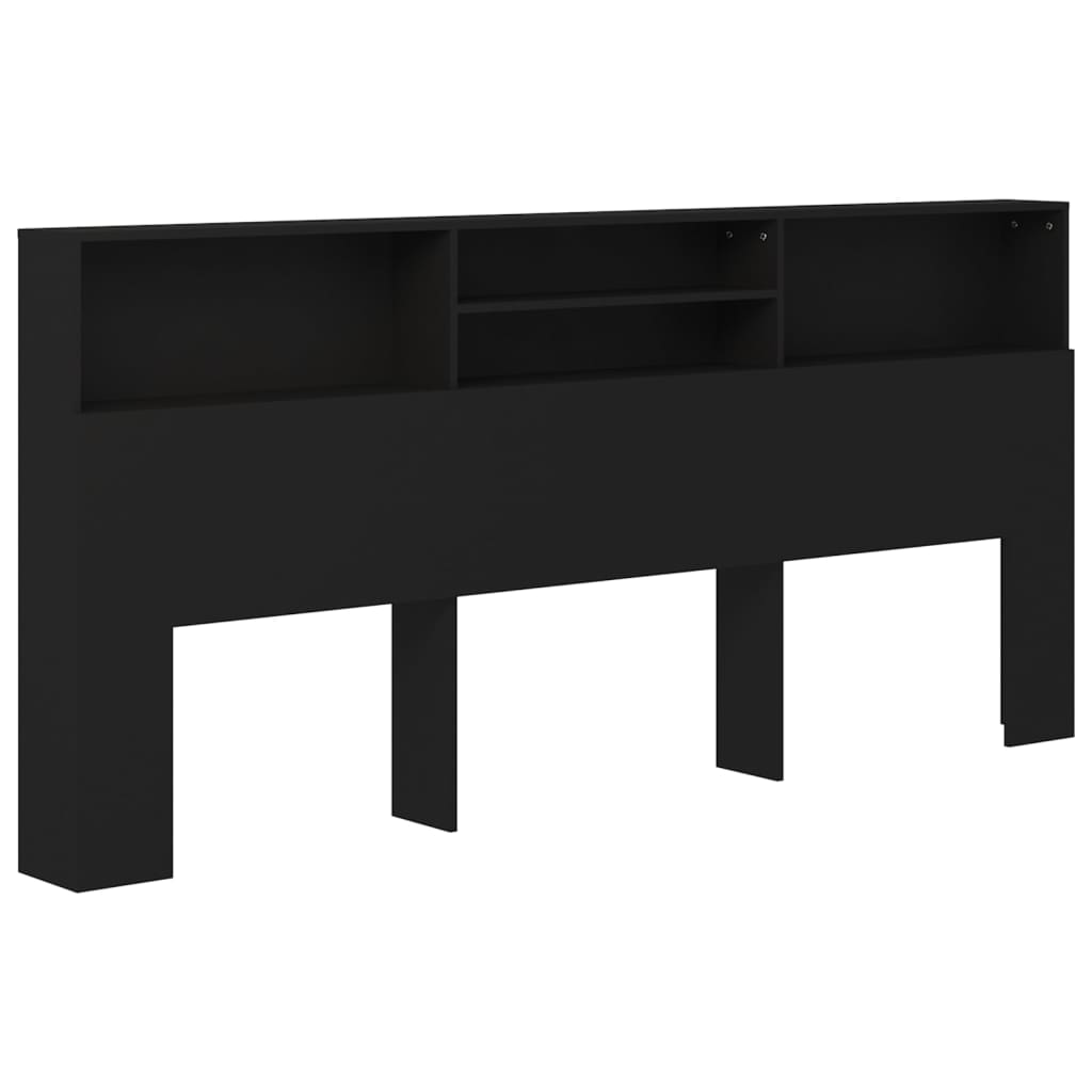 8720286966792_a_en_hd_1 vidaXL Headboard Cabinet Black 220 cm - Image 2