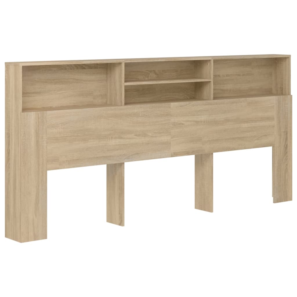 8720286966808_a_en_hd_1 vidaXL Headboard Cabinet Sonoma Oak 220 cm - Image 2