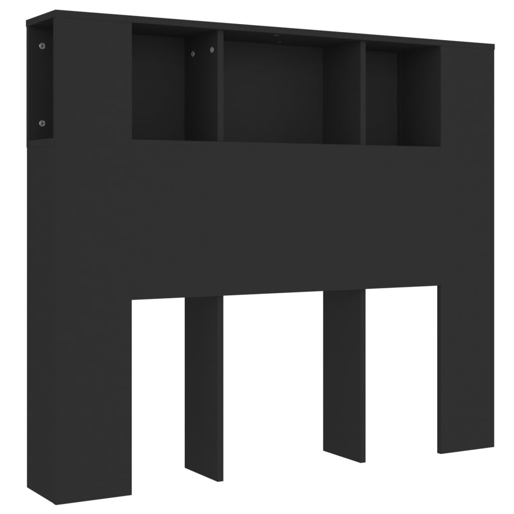 8720286966914_a_en_hd_1 vidaXL Headboard Cabinet Black 120 cm - Image 2