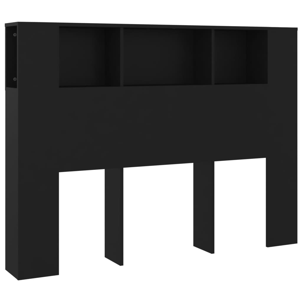 8720286966976_a_en_hd_1 vidaXL Headboard Cabinet Black 140 cm - Image 2