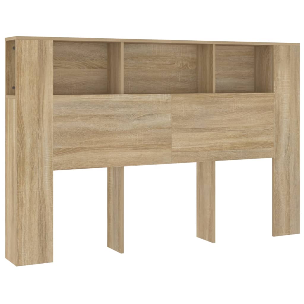 8720286967041_a_en_hd_1 vidaXL Headboard Cabinet Sonoma Oak 160 cm - Image 2