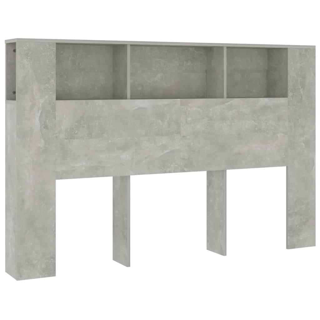 8720286967058_a_en_hd_1 vidaXL Headboard Cabinet Concrete Grey 160 cm - Image 2