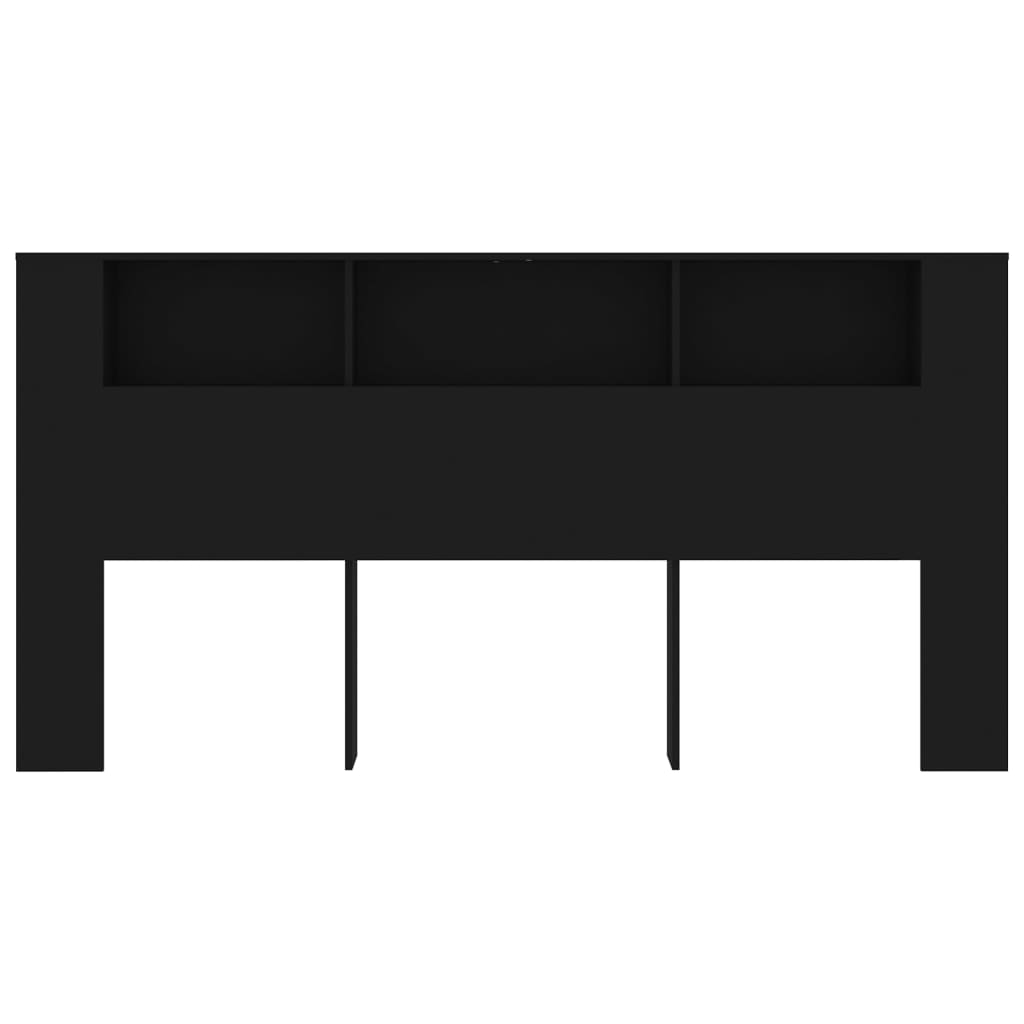 8720286967157_g_en_hd_1 vidaXL Headboard Cabinet Black 200 cm - Image 3