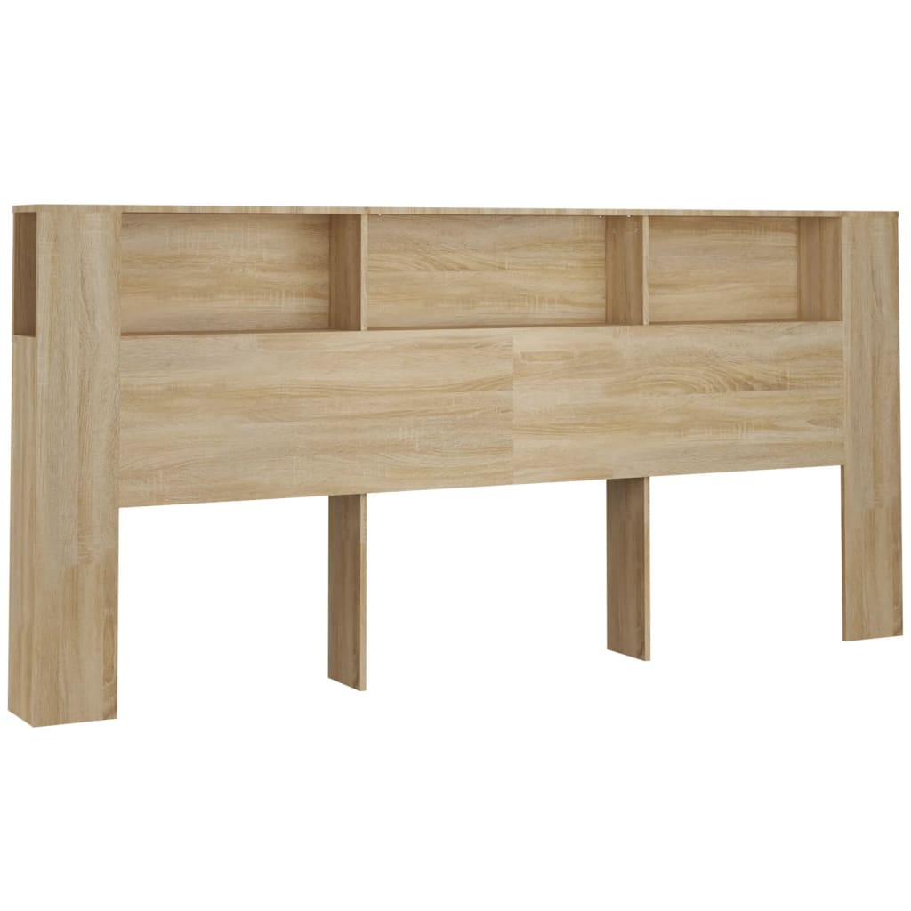 8720286967225_a_en_hd_1 vidaXL Headboard Cabinet Sonoma Oak 220 cm - Image 2