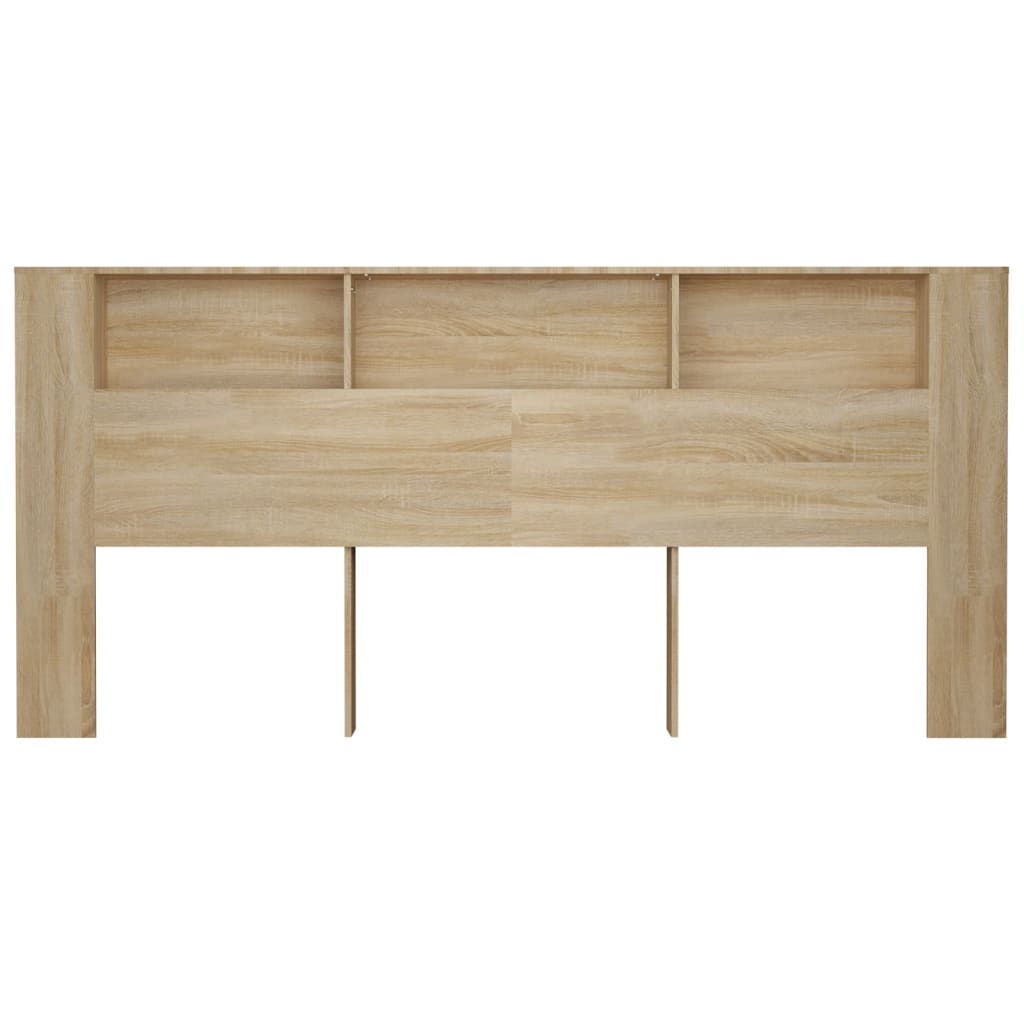 8720286967225_g_en_hd_2 vidaXL Headboard Cabinet Sonoma Oak 220 cm - Image 4