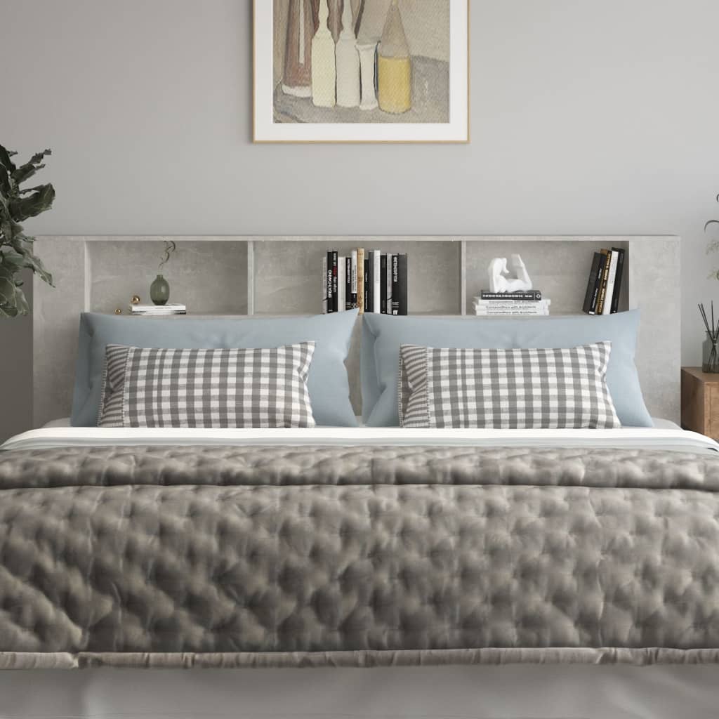 8720286967232_g_en_hd_1 vidaXL Headboard Cabinet Concrete Grey 220 cm - Image 3