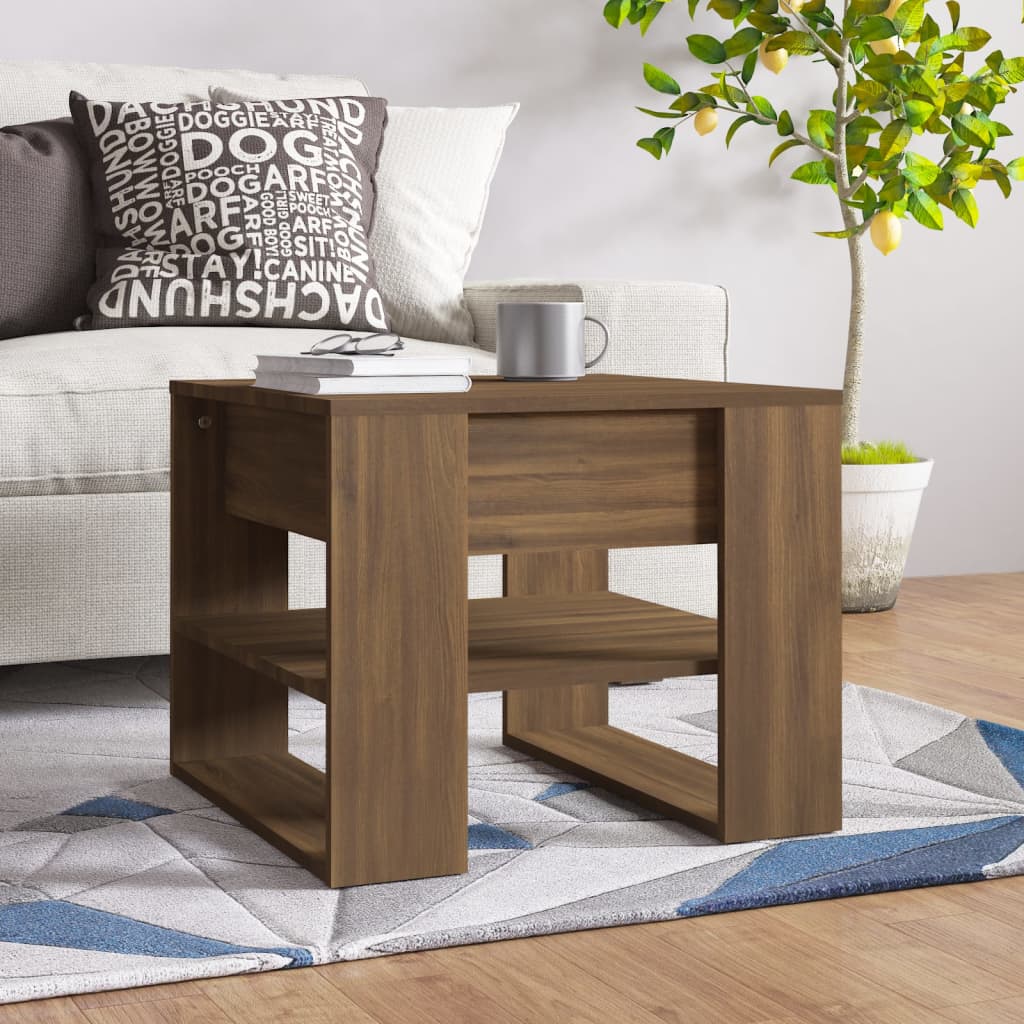 8720286967317_m_en_hd_1 vidaXL Coffee Table Brown Oak 55.5x55x45 cm Engineered Wood - Image 1
