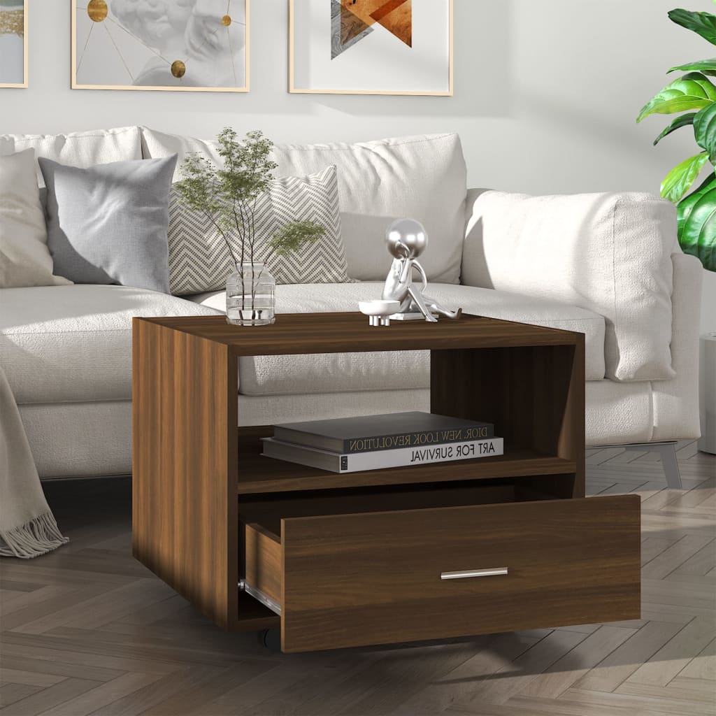 8720286967379_m_en_hd_1 vidaXL Coffee Table Brown Oak 55x55x40cm Engineered Wood - Image 1