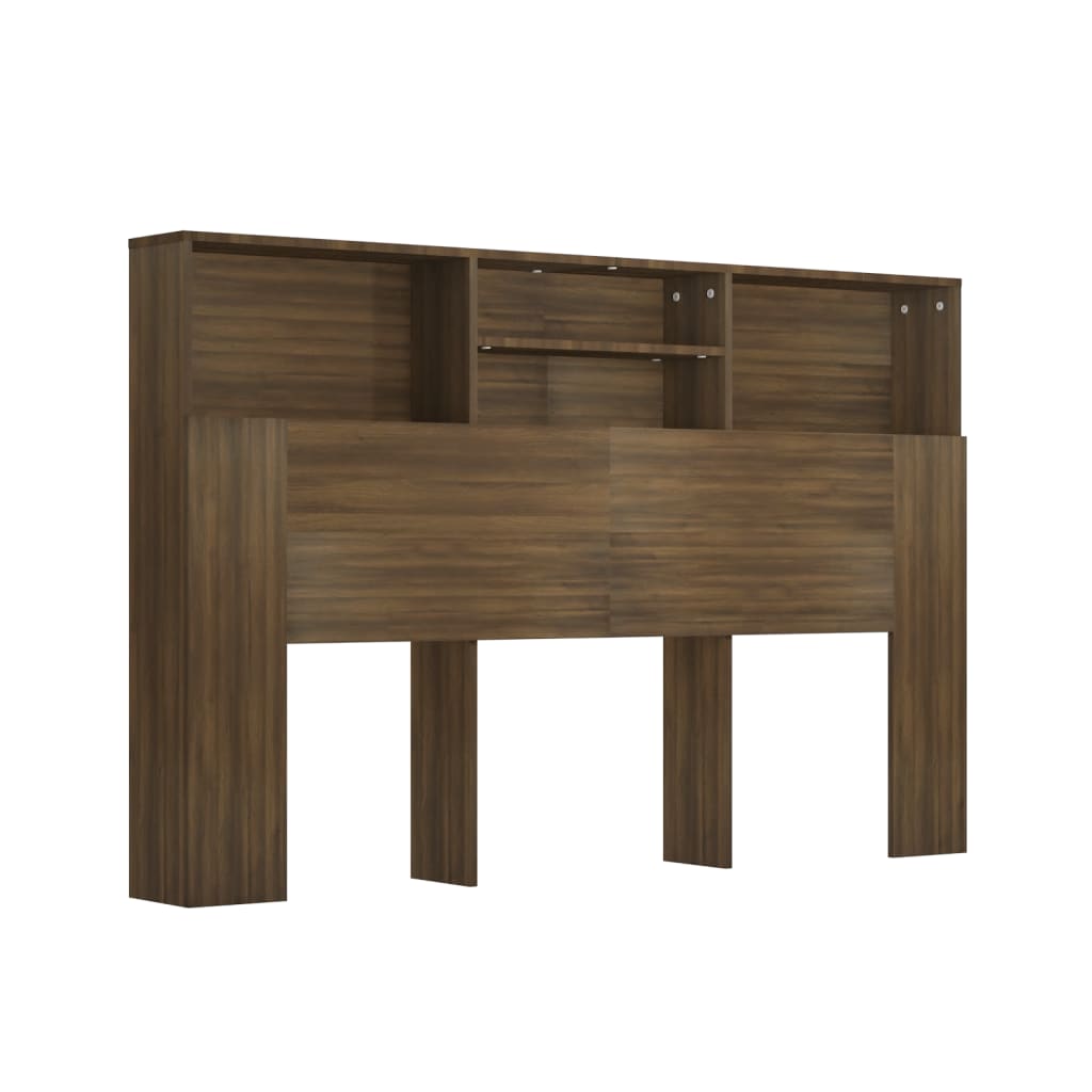 8720286968789_a_en_hd_1 vidaXL Headboard Cabinet Brown Oak 160 cm - Image 2