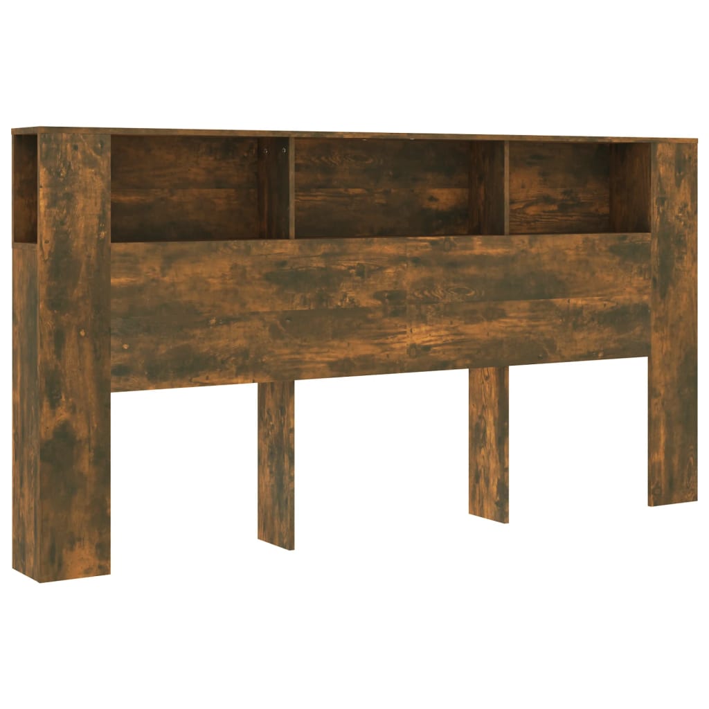 8720286969038_a_en_hd_1 vidaXL Headboard Cabinet Smoked Oak 200 cm - Image 2