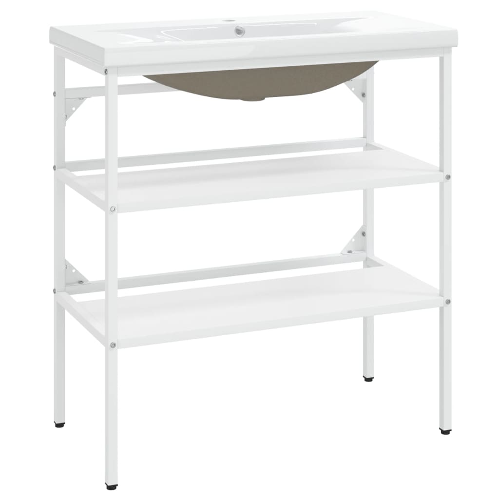 8720286970249_a_en_hd_1 vidaXL Bathroom Washbasin Frame with Built-in Basin White Iron - Image 2