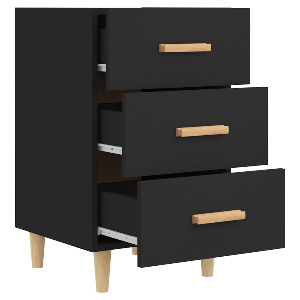 8720286972069_g_en_hd_4 vidaXL Bedside Cabinet Black 40x40x66 cm Engineered Wood - Image 7