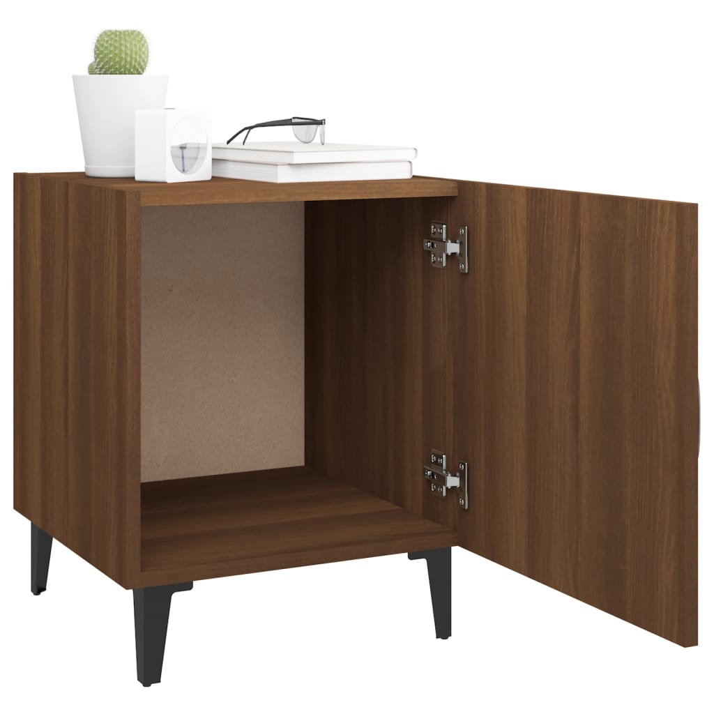 8720286973295_g_en_hd_4 vidaXL Bedside Cabinet Brown Oak Engineered Wood - Image 7