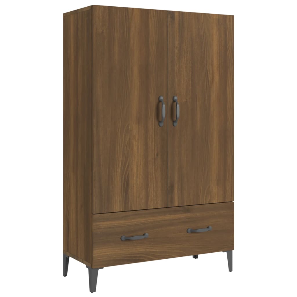 8720286973844_a_en_hd_1 vidaXL Highboard Brown Oak 70x31x115 cm Engineered Wood - Image 2