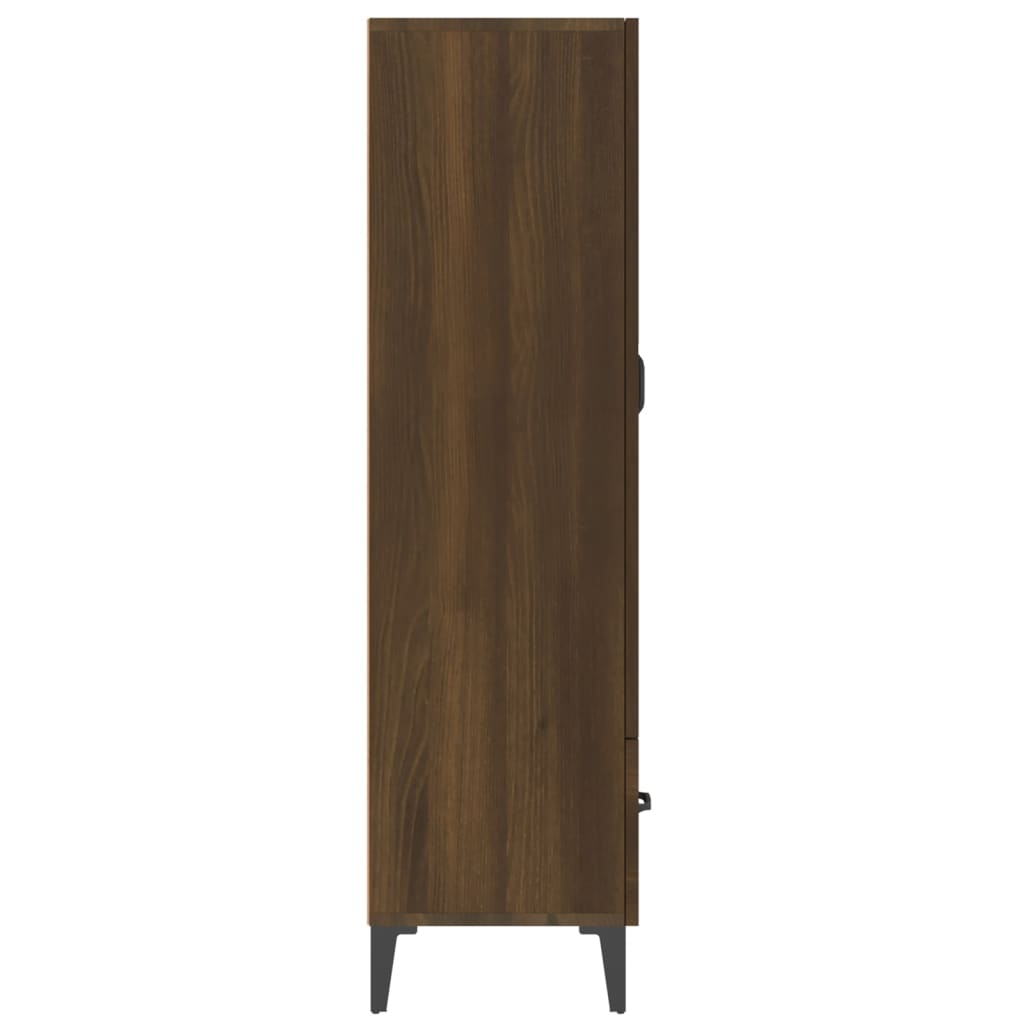 8720286973844_g_en_hd_4 vidaXL Highboard Brown Oak 70x31x115 cm Engineered Wood - Image 7