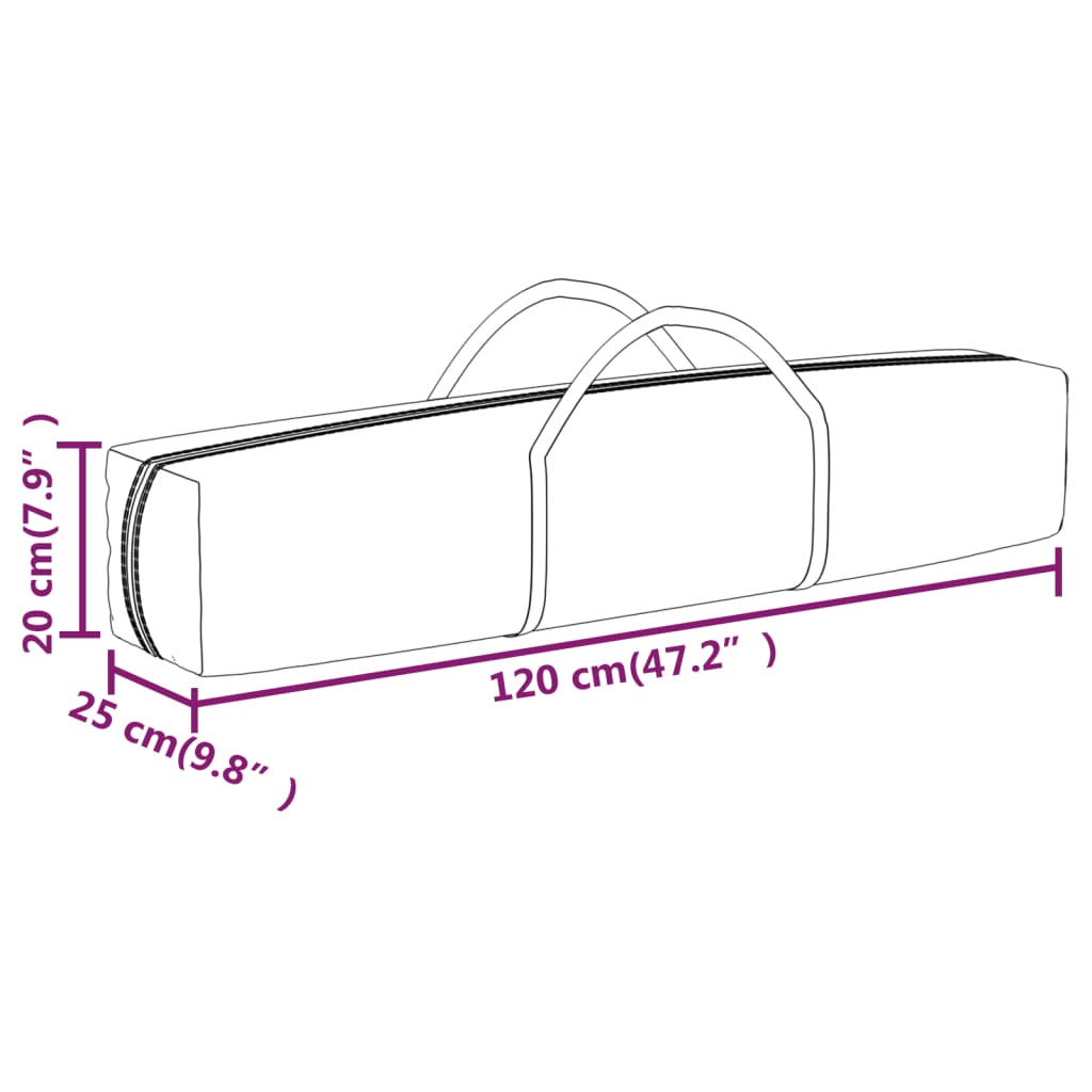 8720286974322_g_en_hd_7 vidaXL Folding Party Tent Taupe 2x2 m - Image 9