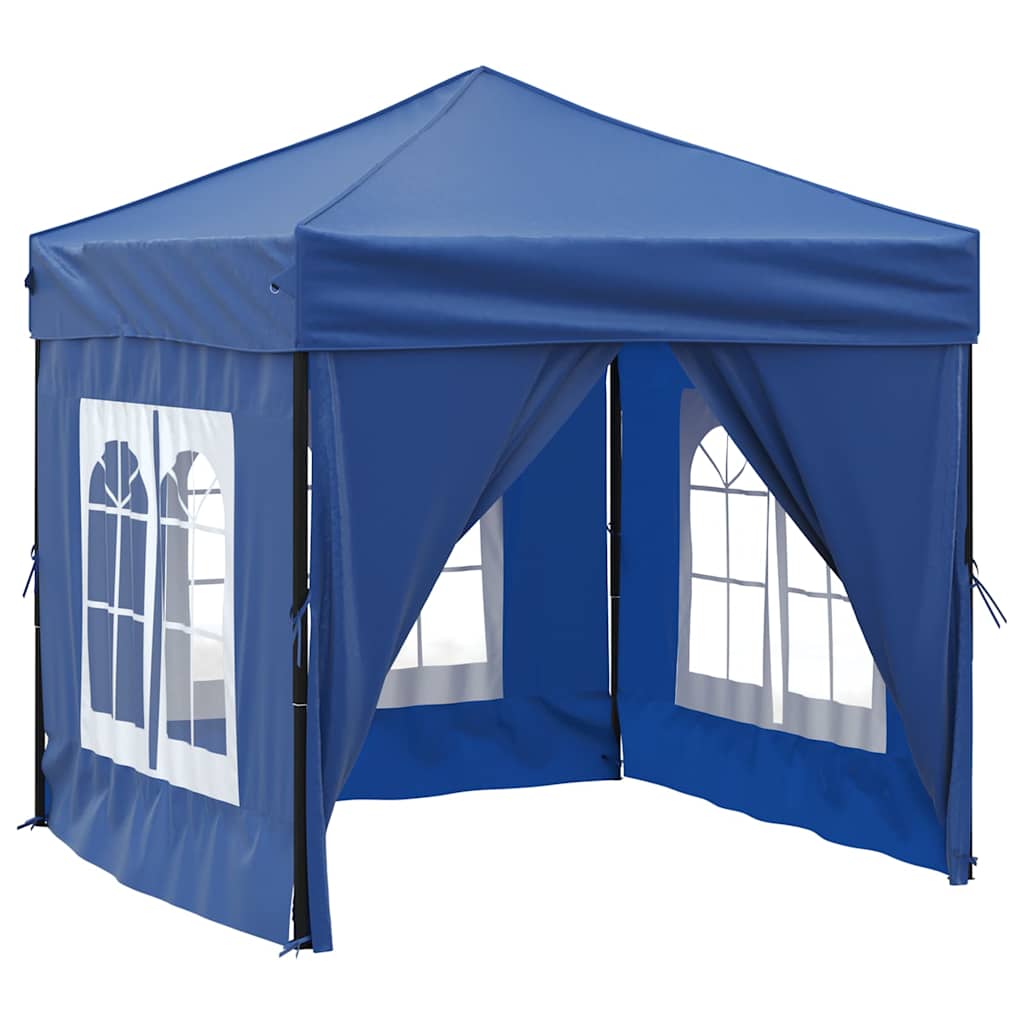8720286974346_a_en_hd_1 vidaXL Folding Party Tent with Sidewalls Blue 2x2 m - Image 2