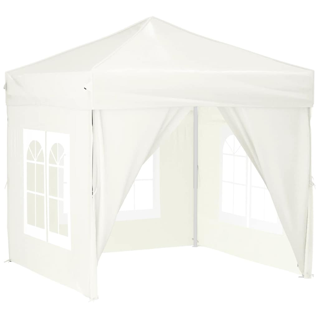 8720286974353_a_en_hd_1 vidaXL Folding Party Tent with Sidewalls Cream 2x2 m - Image 2