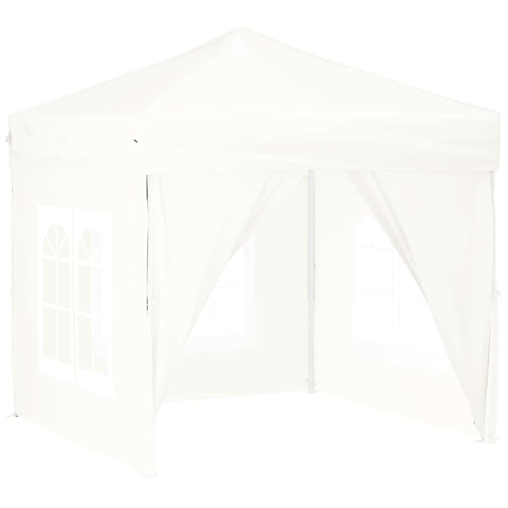 8720286974377_a_en_hd_1 vidaXL Folding Party Tent with Sidewalls White 2x2 m - Image 2