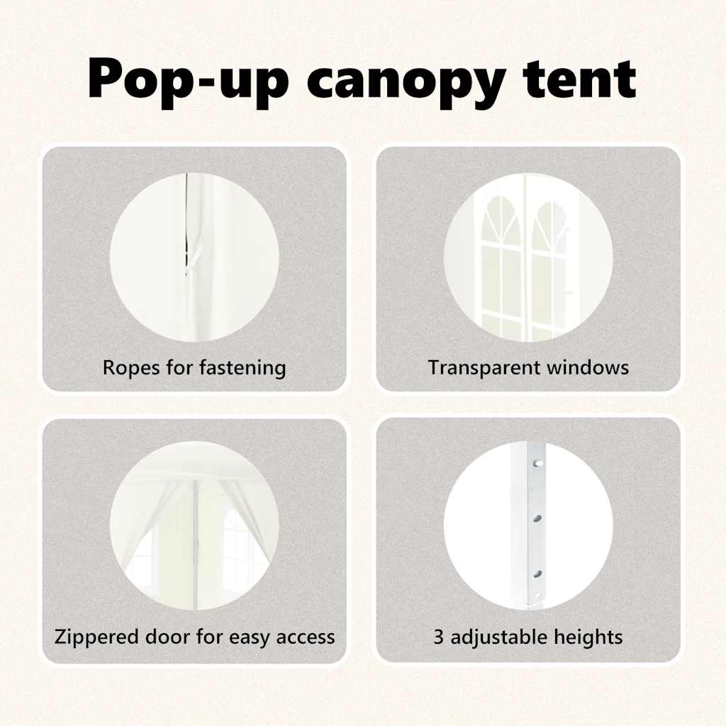 8720286974377_g_en_hd_11 vidaXL Folding Party Tent with Sidewalls White 2x2 m - Image 13