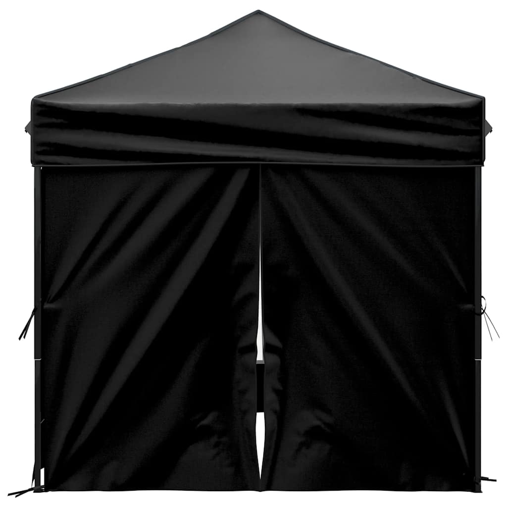 8720286974384_g_en_hd_2 vidaXL Folding Party Tent with Sidewalls Black 2x2 m - Image 4