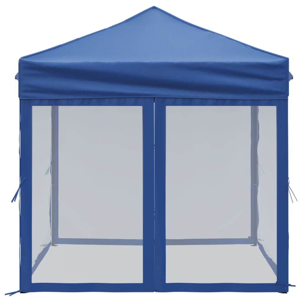 8720286974414_g_en_hd_2 vidaXL Folding Party Tent with Sidewalls Blue 2x2 m - Image 4