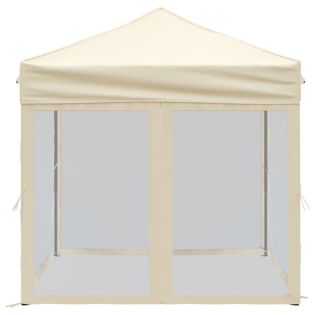 8720286974421_g_en_hd_2 vidaXL Folding Party Tent with Sidewalls Cream 2x2 m - Image 4