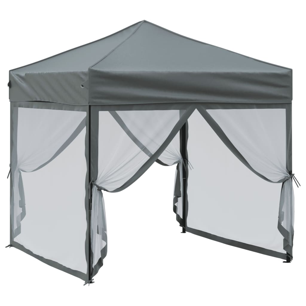 8720286974438_g_en_hd_1 vidaXL Folding Party Tent with Sidewalls Anthracite 2x2 m - Image 3