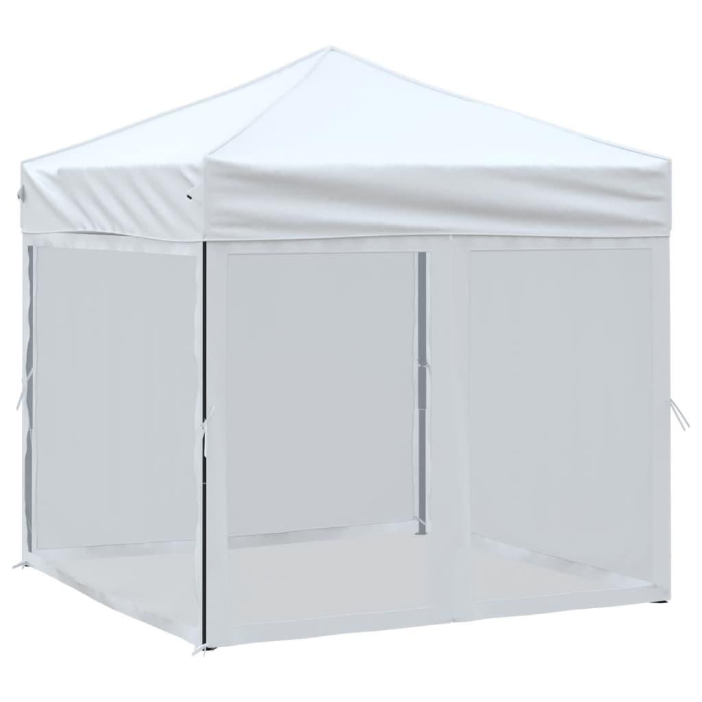 8720286974445_a_en_hd_1 vidaXL Folding Party Tent with Sidewalls White 2x2 m - Image 2