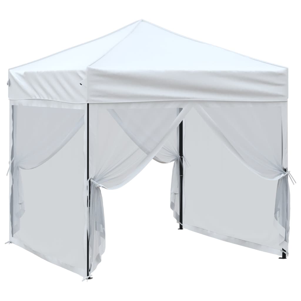 8720286974445_g_en_hd_1 vidaXL Folding Party Tent with Sidewalls White 2x2 m - Image 3