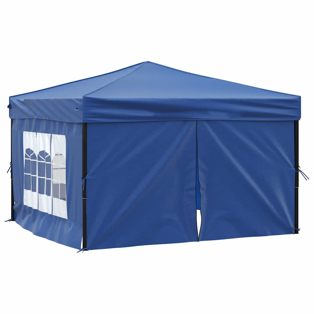 8720286974551_a_en_hd_1 vidaXL Folding Party Tent with Sidewalls Blue 3x3 m - Image 2