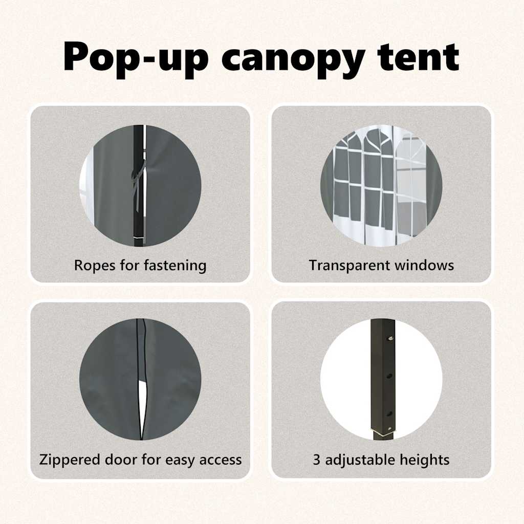 8720286974575_g_en_hd_11 vidaXL Folding Party Tent with Sidewalls Anthracite 3x3 m - Image 13