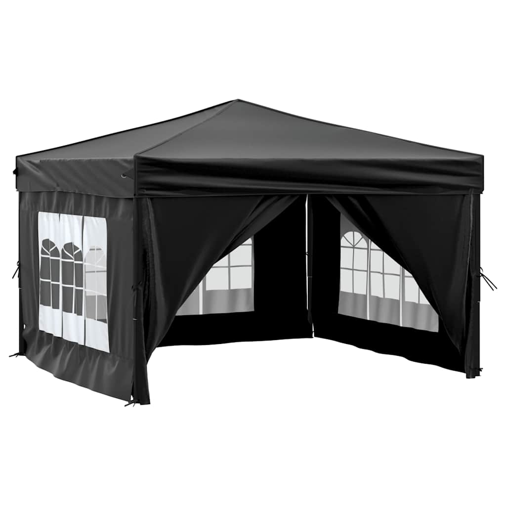 8720286974599_g_en_hd_1 vidaXL Folding Party Tent with Sidewalls Black 3x3 m - Image 3